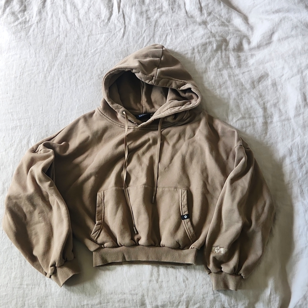 Popflex ☀️ Active Dark Brown Cream Cloud Hoodie